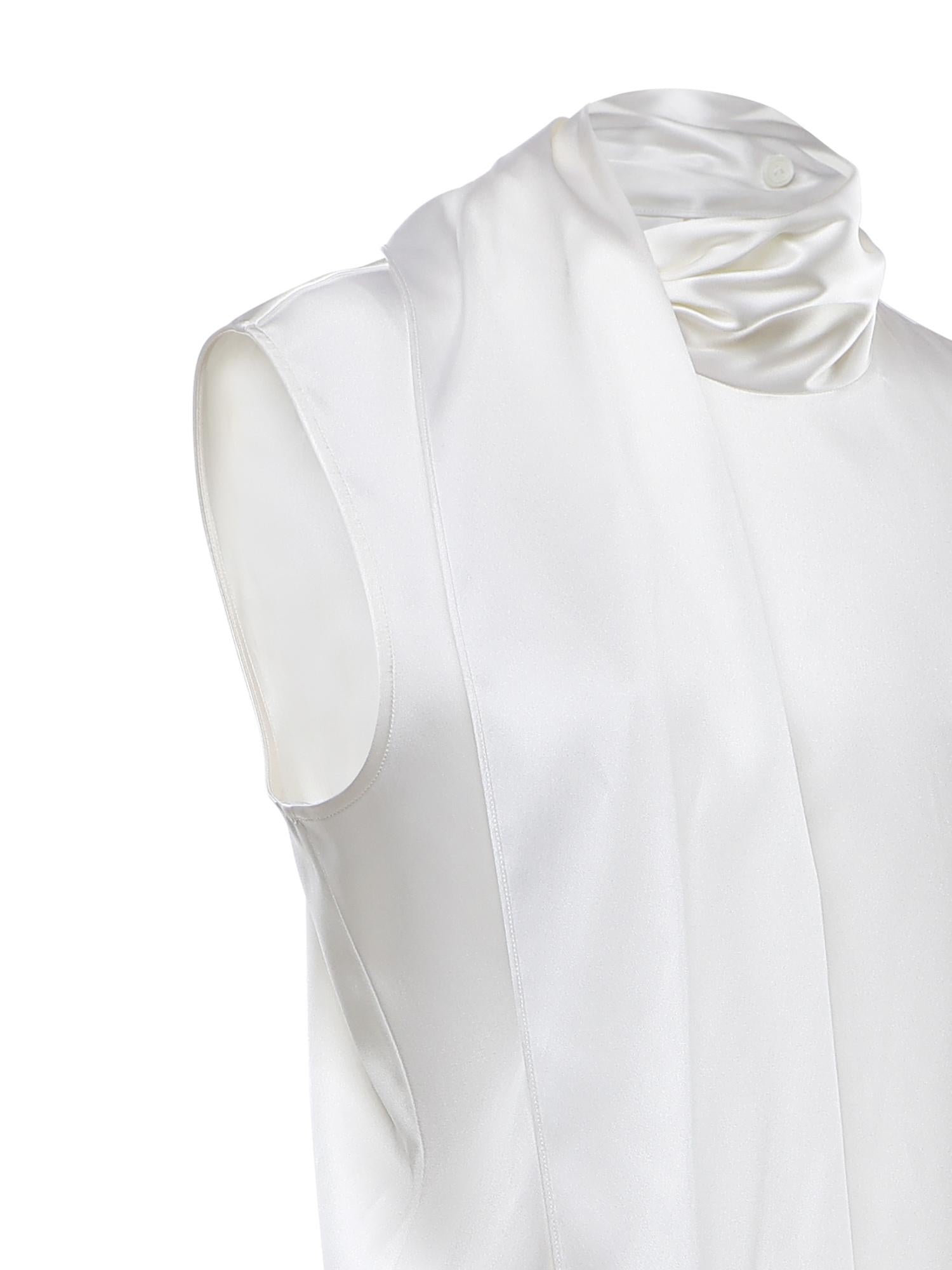 Top in satin di seta 871259 V6KR09000 BOTTEGA VENETA 