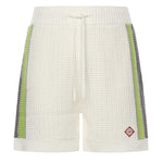 Shorts a righe all'uncinetto MSP26KW1208 01 CASABLANCA 