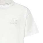 T-shirt in jersey di cotone con logo 20CMTS086A 005100W103 C.P. COMPANY 
