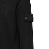 Maglia girocollo nero in lana leggera<BR/> K1S155100066 S00FCV0029 STONE ISLAND 