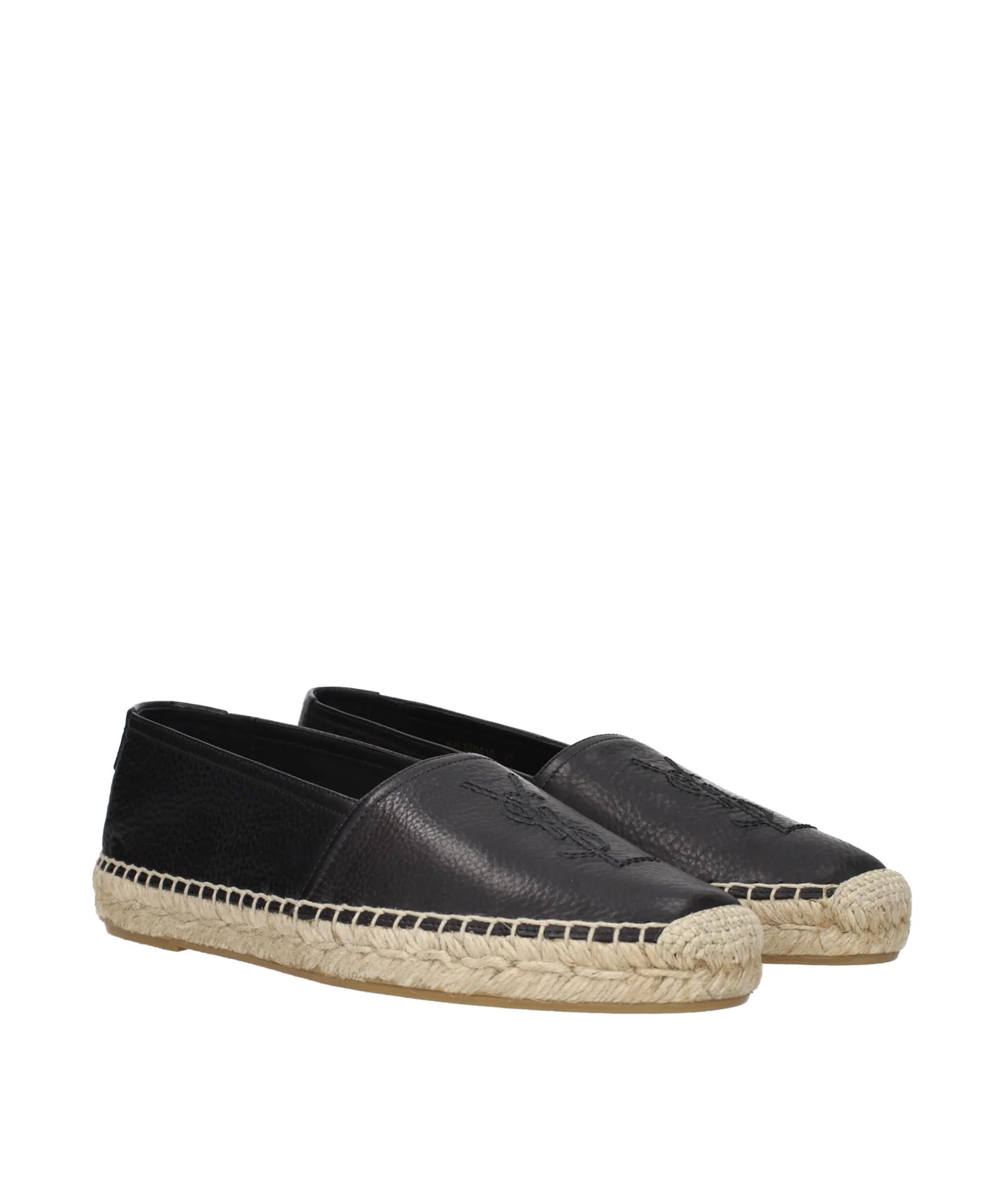 Espadrillas in pelle martellata 509616 0AS001000 SAINT LAURENT 