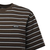 T-shirt in jersey di cotone a righe 115318 2476 ROTATE 