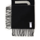 Sciarpa con frange e logo ACU00435AOT4001 990 JACQUEMUS 