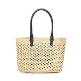 Borsa Le City media in rafia e pelle 866501 2ACGC9260 BALENCIAGA 
