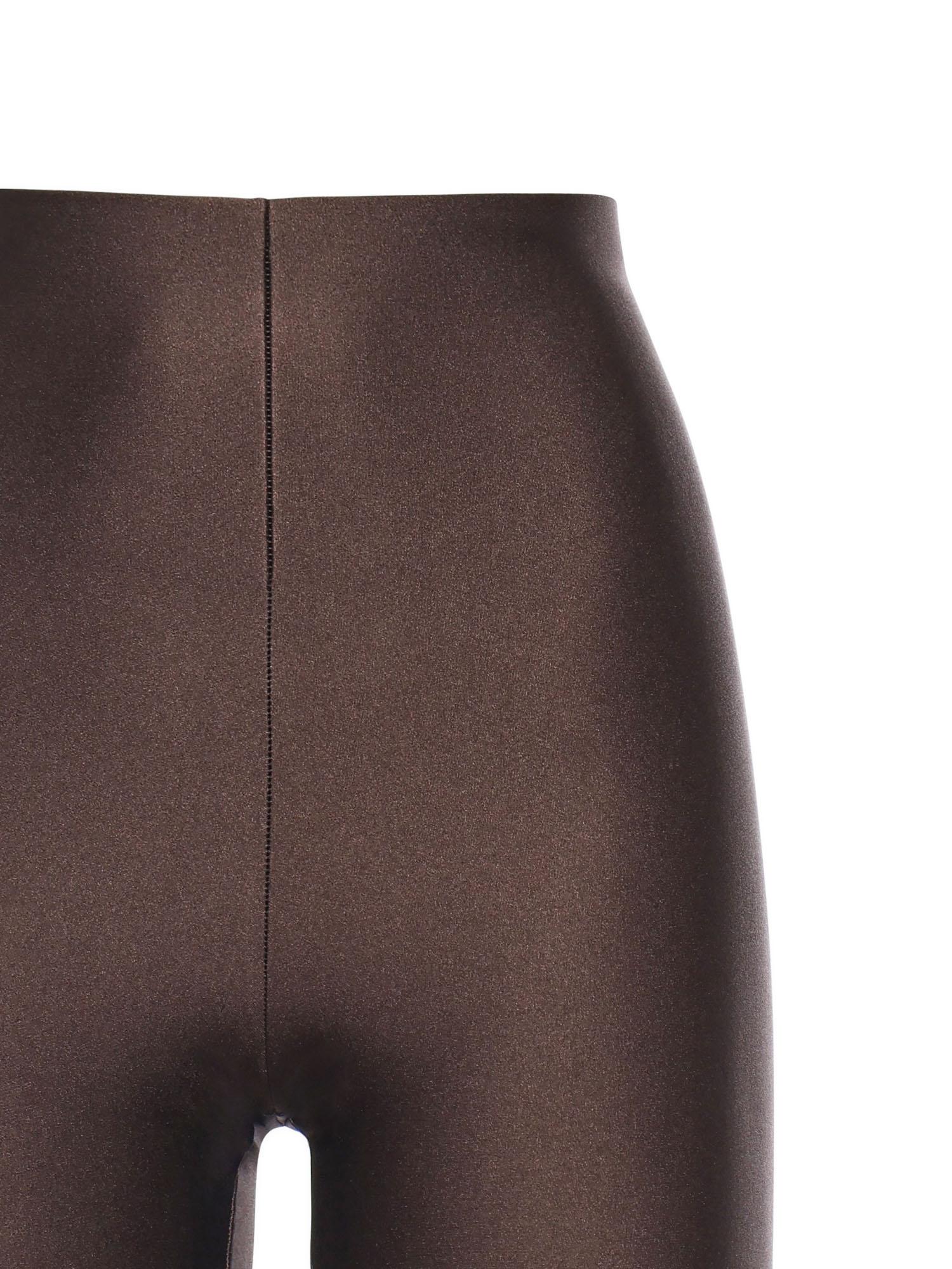 Leggings Holly 80's in lycra lucida T190412A TJP062DARK BROWN THE ANDAMANE 