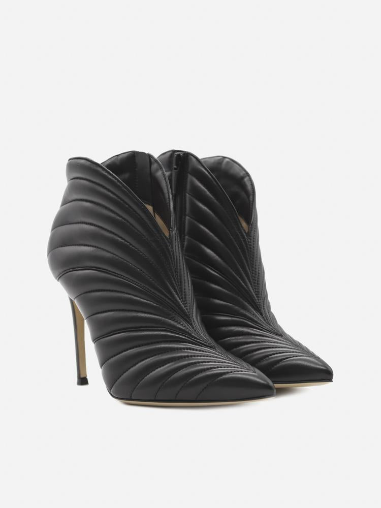 Stivaletti Eiko in pelle effetto matelassé G05616.15RIC.NAPNERO NAPPABLACK GIANVITO ROSSI 