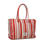 Borsa shopping con logo 73BS9MV01R ILENEROSSO/MULTICOLOR V° 73 