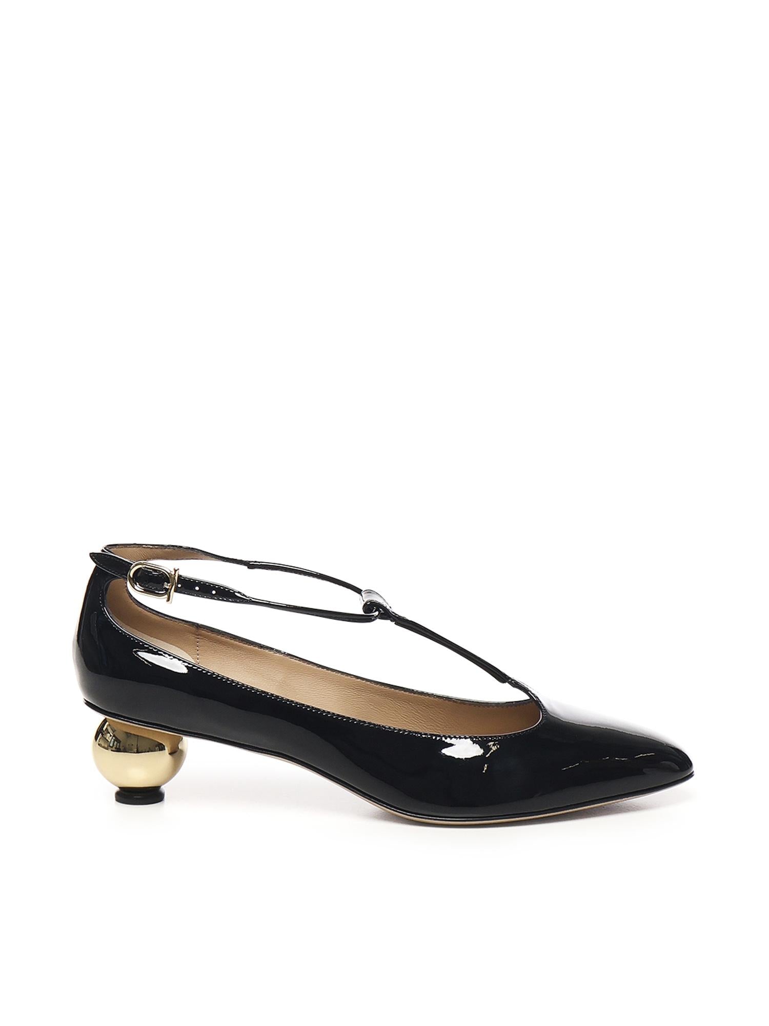 T-strap con tacco a sfera 01K259 784875001 FERRAGAMO 