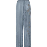 Pantaloni fluidi con stampa gioiello 106210 A37NF15 PINKO 