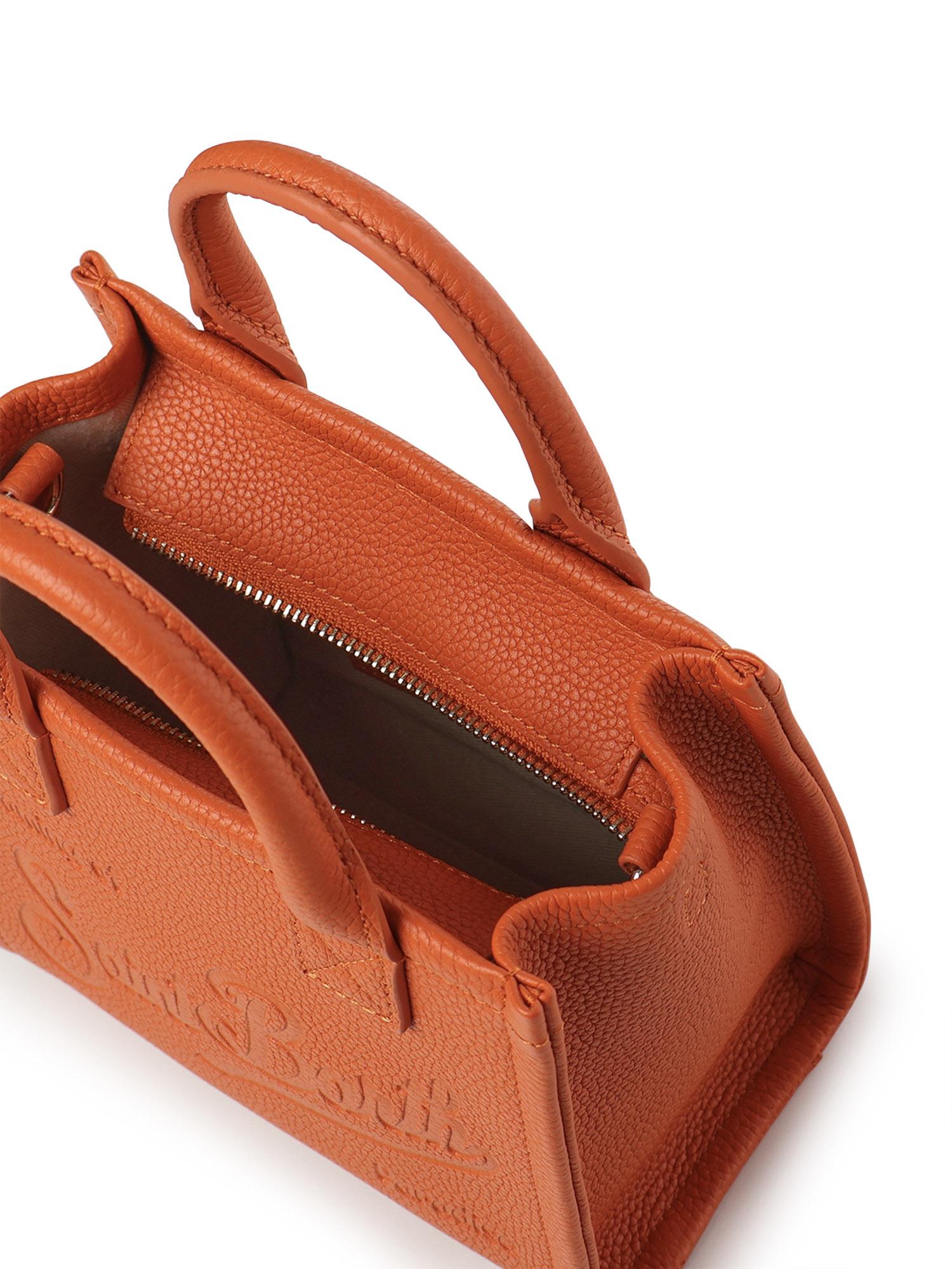 Mini bag Vanity in pelle<BR/> VANMI001 00751I MC2 SAINT BARTH 