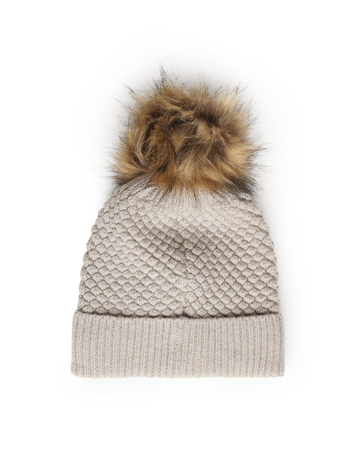 Cappello con pompon in pelliccia 4854E 3XS6 COLMAR ORIGINALS 