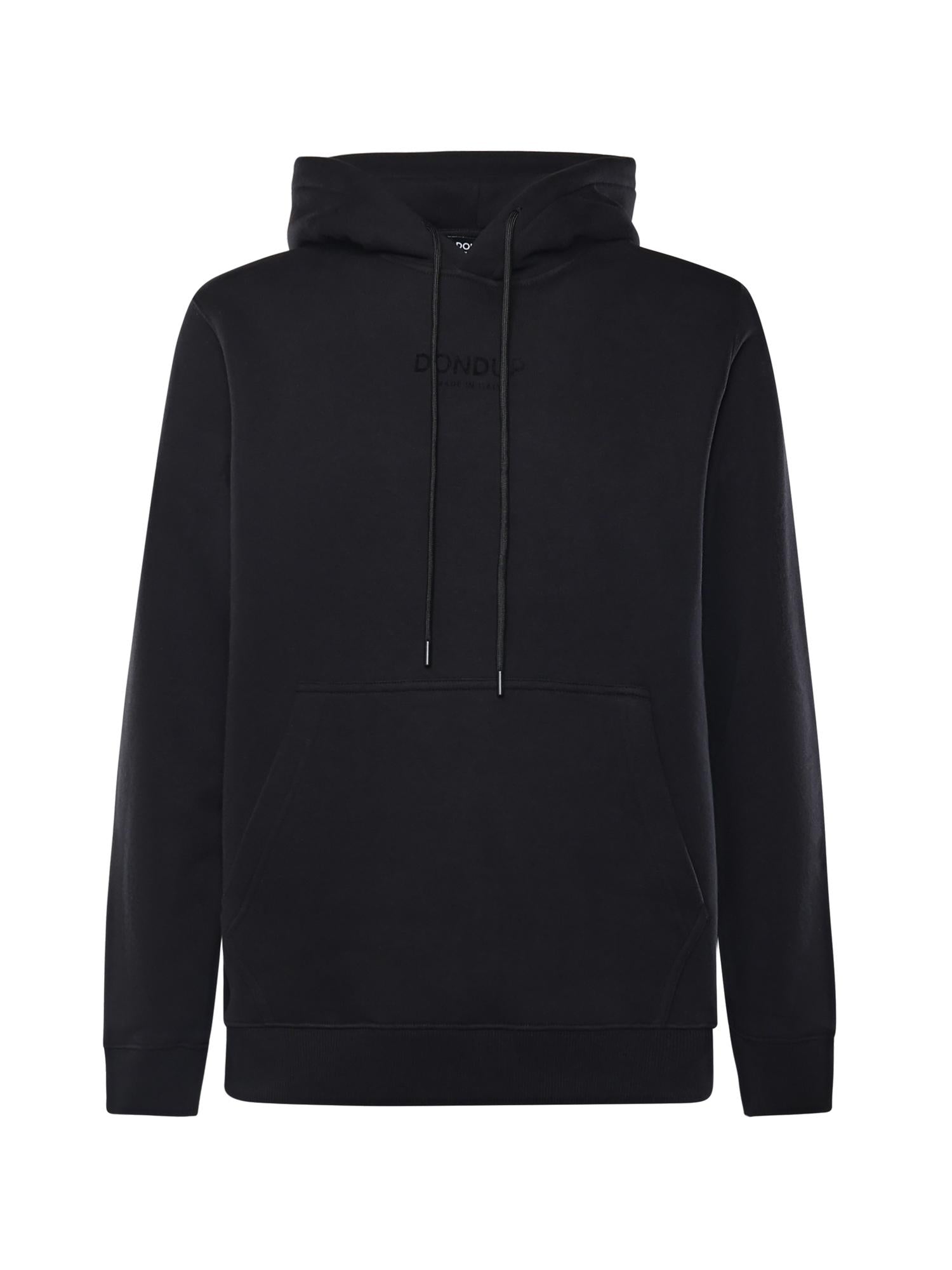 Felpa con cappuccio in cotone UF649 KF0196ULO8999 DONDUP 