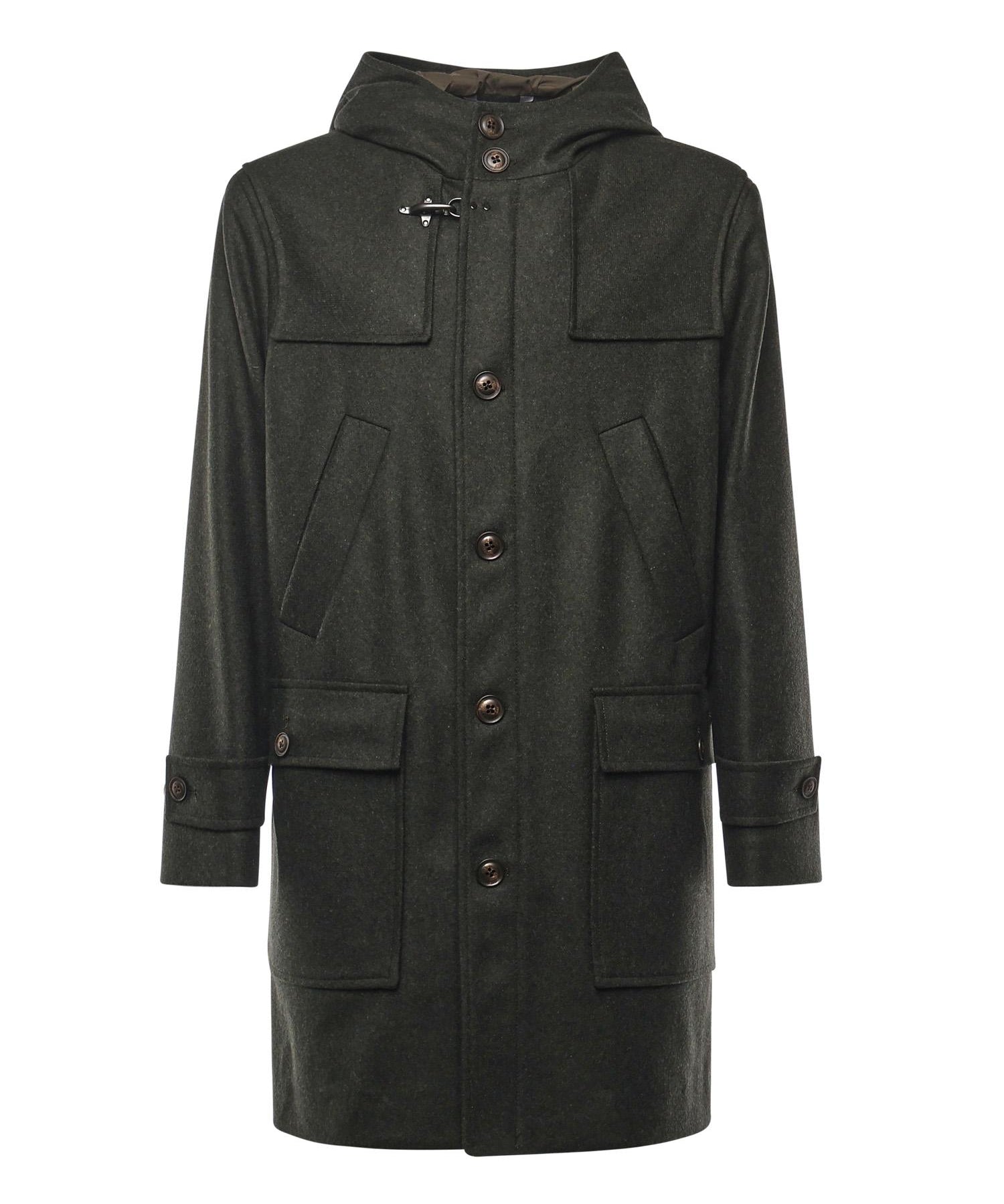Cappotto in panno di lana e cashmere<BR/> NAM49510190GAH V622 FAY 