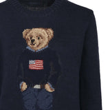 Maglia Polo Bear in cotone e lino 211927070 001 POLO RALPH LAUREN 