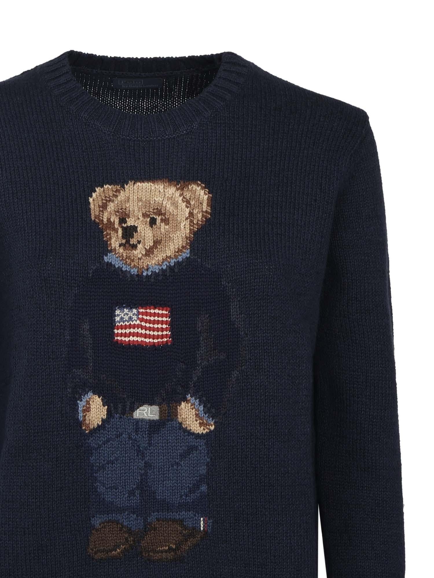 Maglia Polo Bear in cotone e lino 211927070 001 POLO RALPH LAUREN 