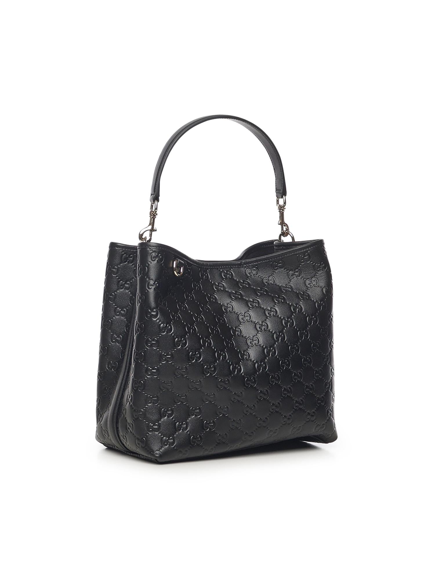Borsa GG Emblem in pelle 815103 AAFDV1000 GUCCI 