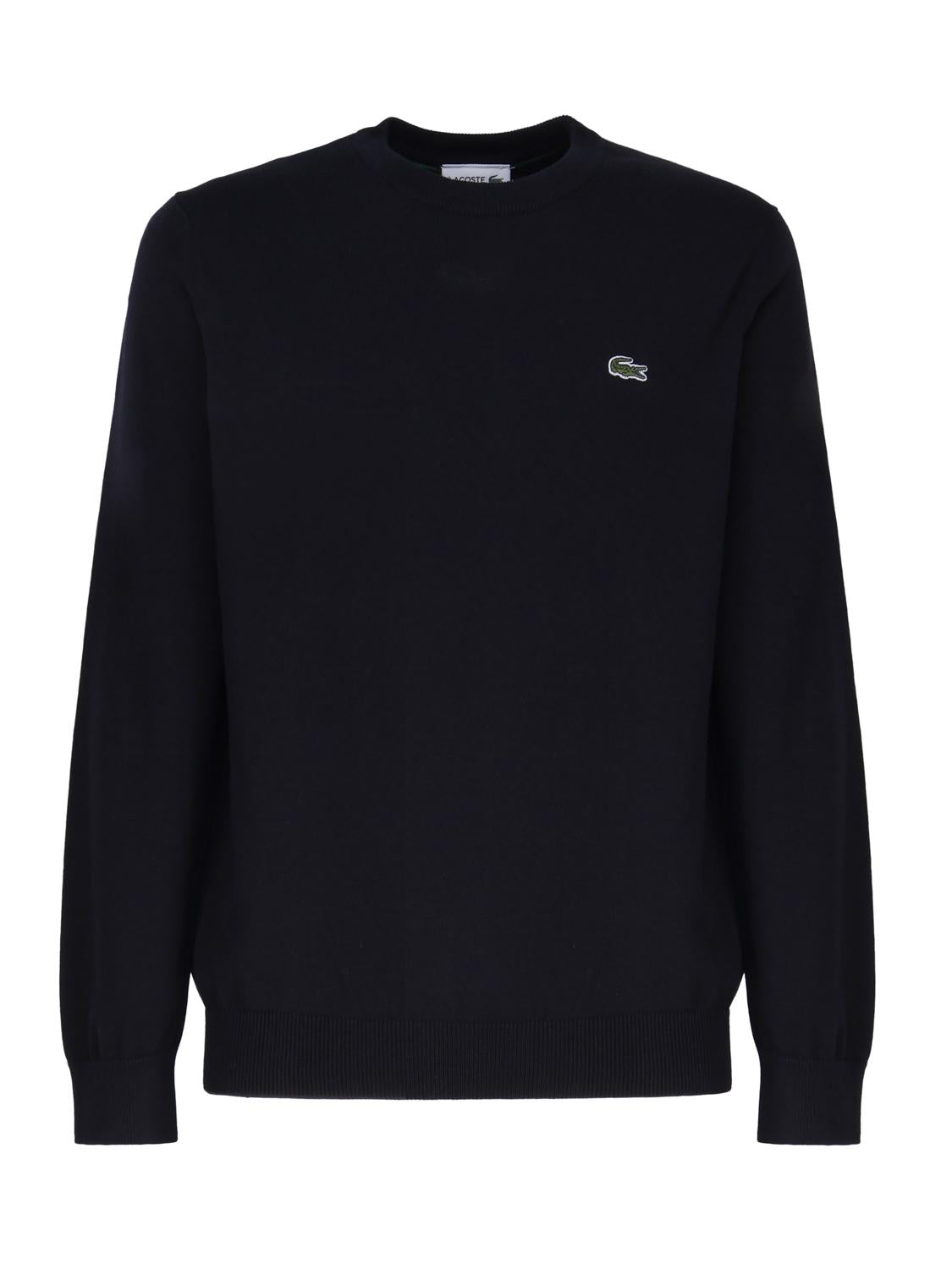 Maglioncino in misto cotone con logo AH0128 166 LACOSTE 