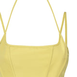 Top bustier senza maniche 104851 A2DLT52 PINKO 