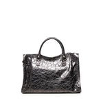 Borsa Le City Media in pelle metallizzata 823058 2AA9R1314 BALENCIAGA 