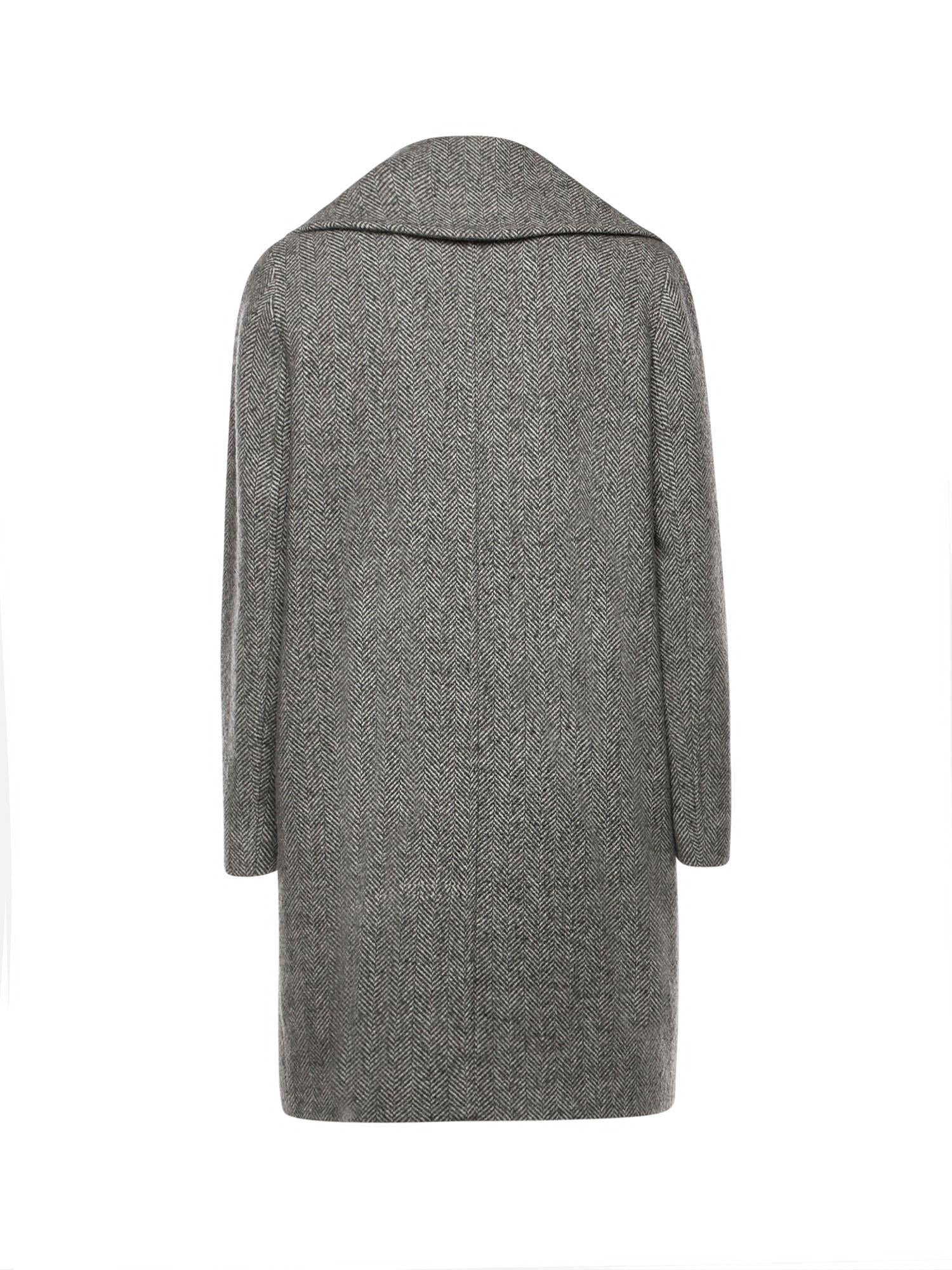 Cappotto Pesca in lana e cashmere 26AL203 GRIGIO ALISHEVA 