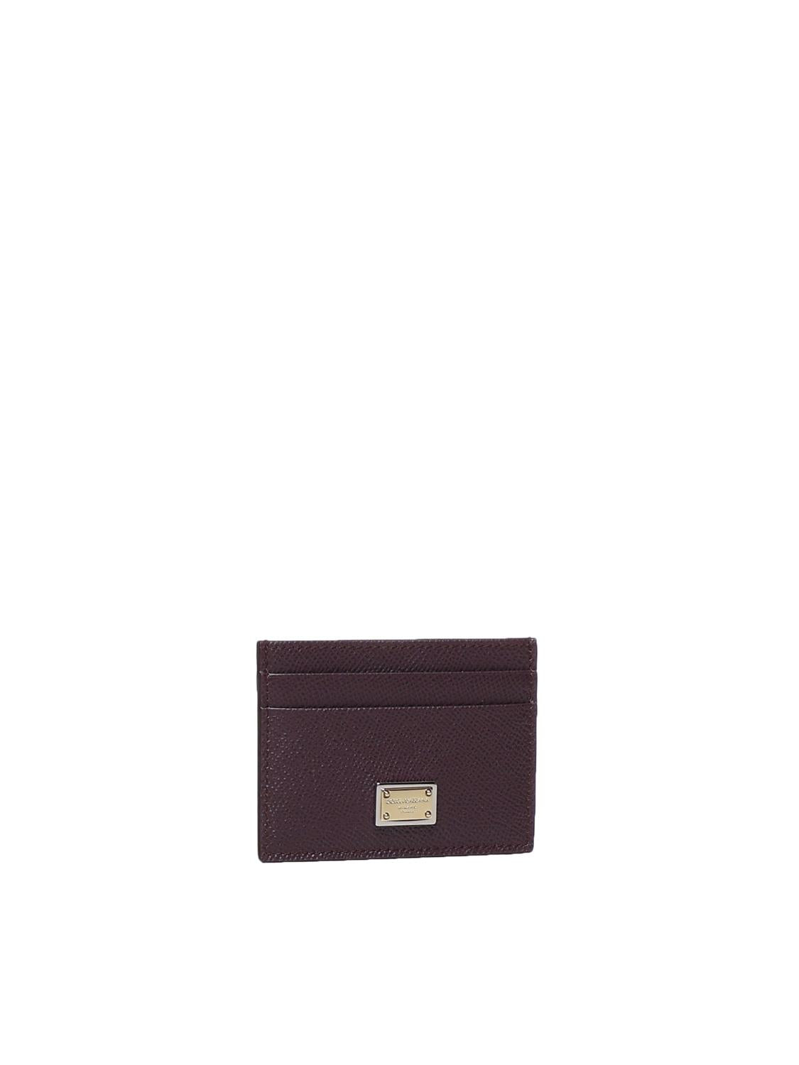 Portacarte con placca logo BI0330 A10018M073 DOLCE & GABBANA 