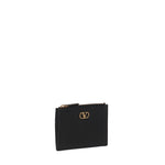 PORTACARTE VLOGO SIGNATURE IN VITELLO GRANATO<BR/> 6W0P0AK9 SNP0NO VALENTINO GARAVANI 