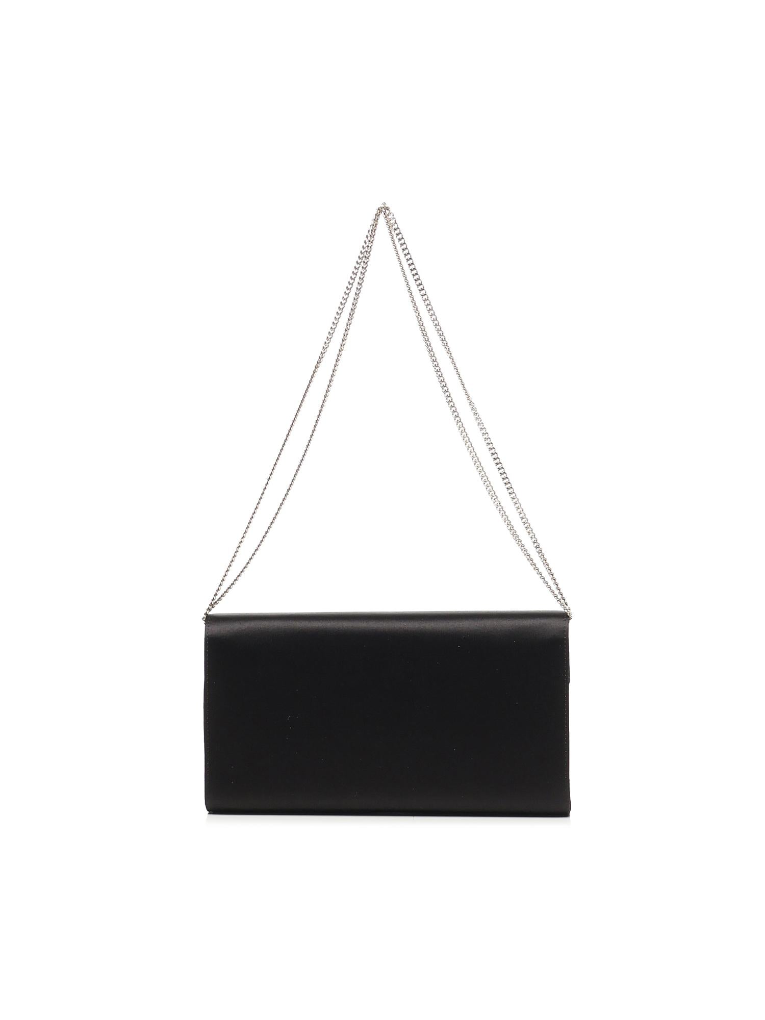 Pochette Efflorescence in raso RBWAMFD0200RS0 B999 ROGER VIVIER 