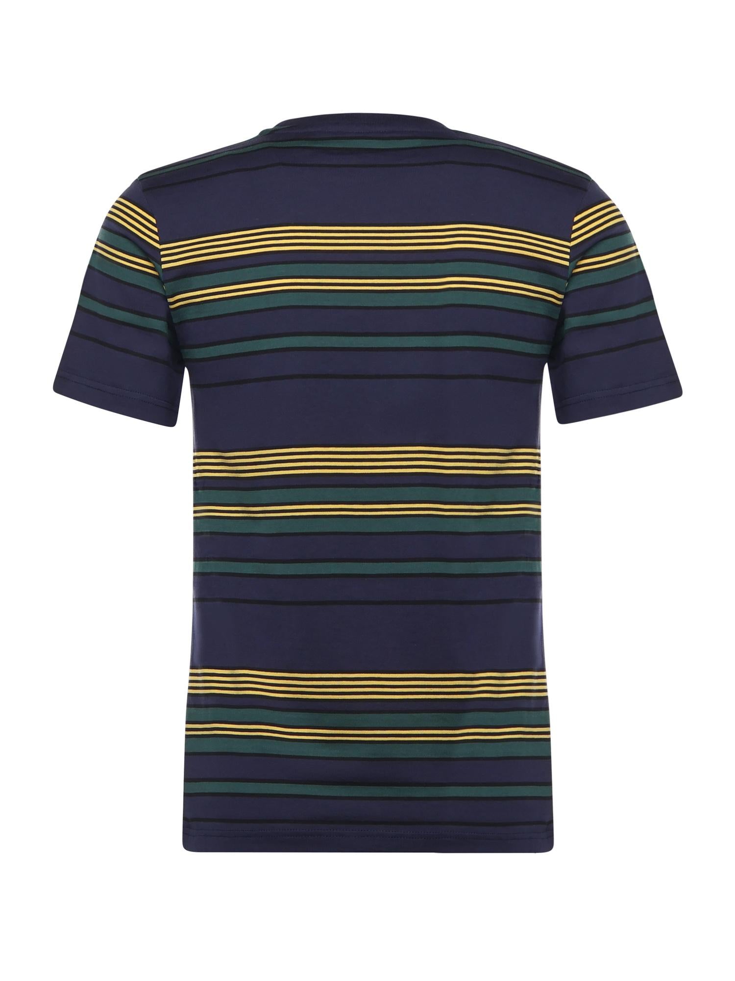 T-shirt in jersey a righe MJNA09 18ZVF0V9D MIU MIU 