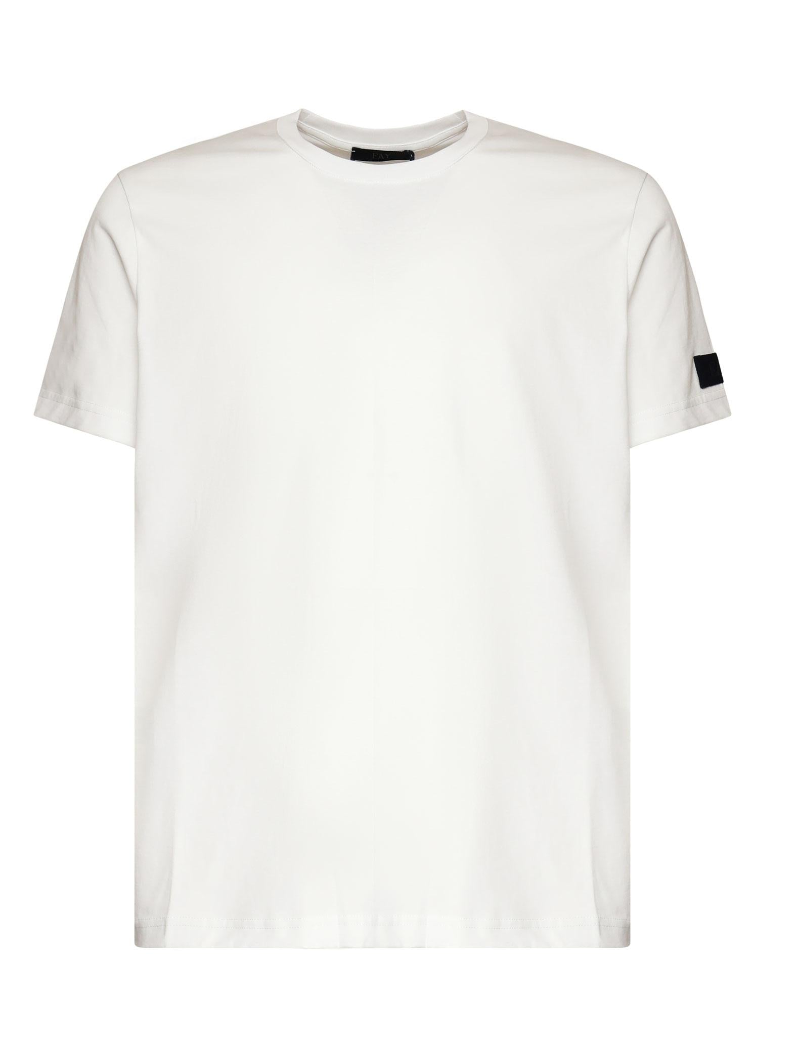 T-shirt in cotone NPMB3491780UCX B001 FAY 
