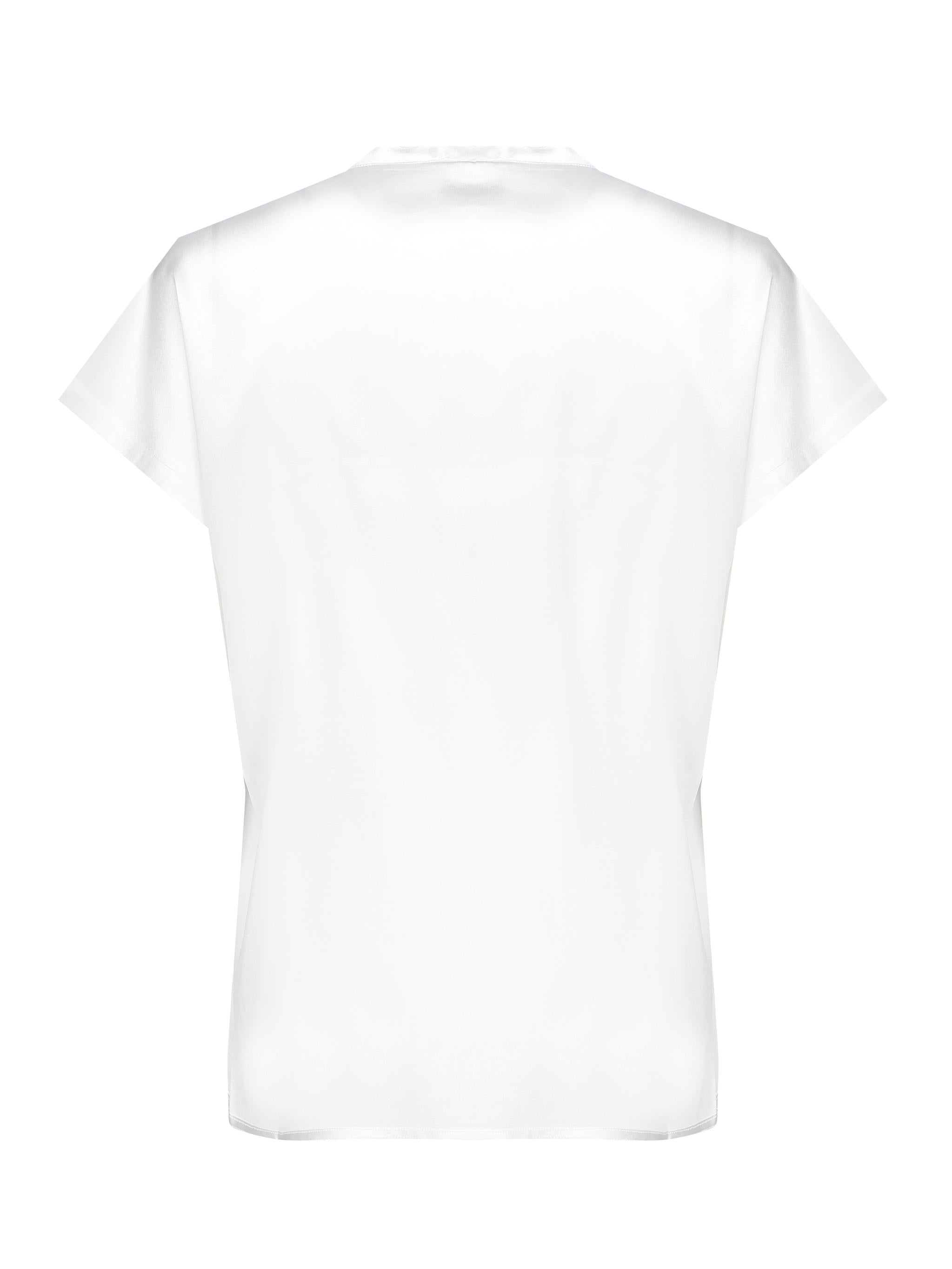 T-shirt in satin<BR/> 100100 A2JRZ05 PINKO 