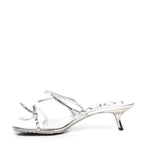 Sandali Petal in pelle di vitello metallizzata LPET465X04 1160 LOEWE 