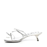 Sandali Petal in pelle di vitello metallizzata LPET465X04 1160 LOEWE 