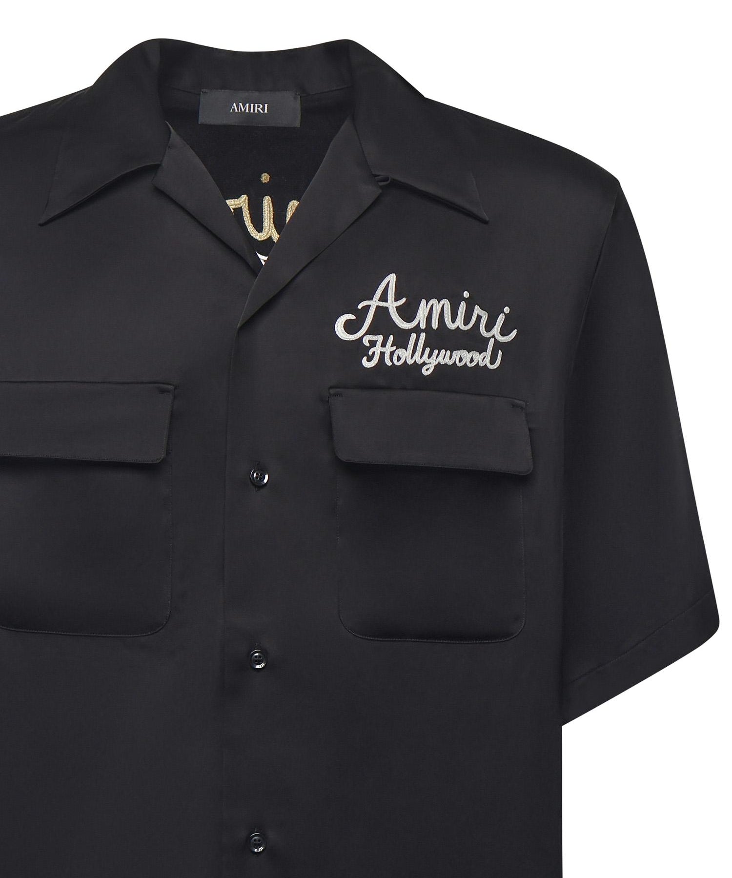 Camicia Hollywood in cotone AMSTCA1196 001 AMIRI 
