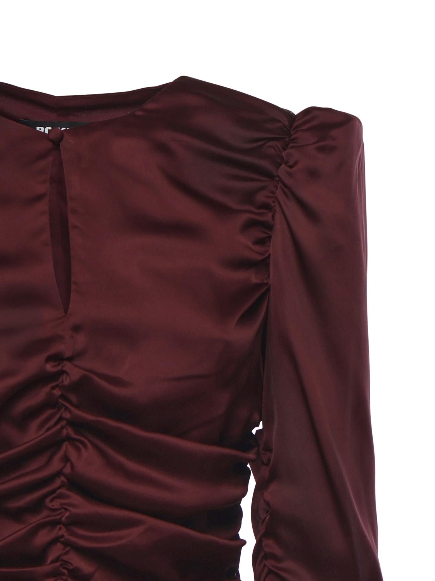 Top in chiffon arricciato 114981 2734 ROTATE 