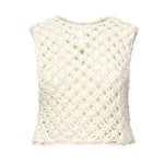 Top annodato a mano AA9H1223K091B 054 ALAIA 