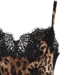 Top in raso stampa leopardo F72K9T FSAXYHY13M DOLCE & GABBANA 