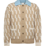 Cardigan "Le Cardigan Torsades" in lana ICA157WO018 OW Drôle de Monsieur 
