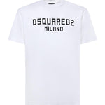 T-shirt in jersey con logo S74GD1520 D20106100 DSQUARED2 