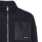 Felpa in cotone con zip MJLA09 18TPF0008 MIU MIU 