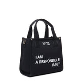 Borsa tote Responsability in canvas e ecopelle 73BS6AF02 RESPONSIBILITY BISNERO V° 73 