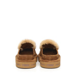 Sabot in camoscio e visone 8R8777 AYA0F1TP4 FENDI 