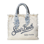 Borsa Vanity in canvas con twill removibile VANI045 09243L MC2 SAINT BARTH 