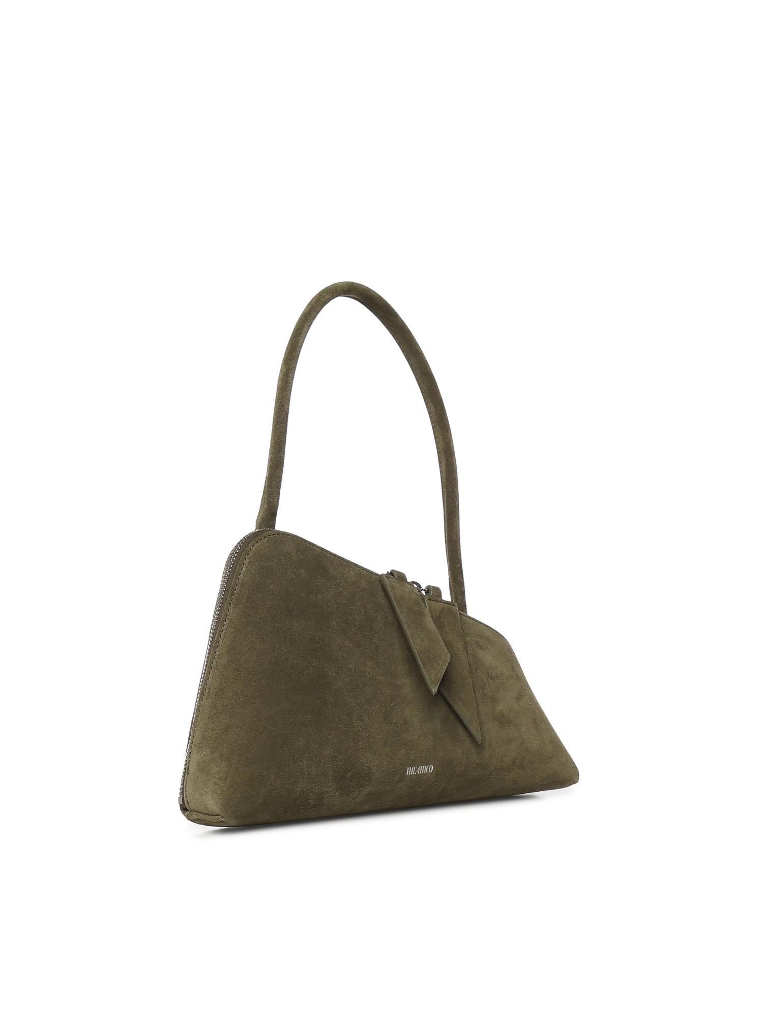 Borsa a spalla Sunrise in suede 251WAH00042 LBT007AA828 THE Attico 