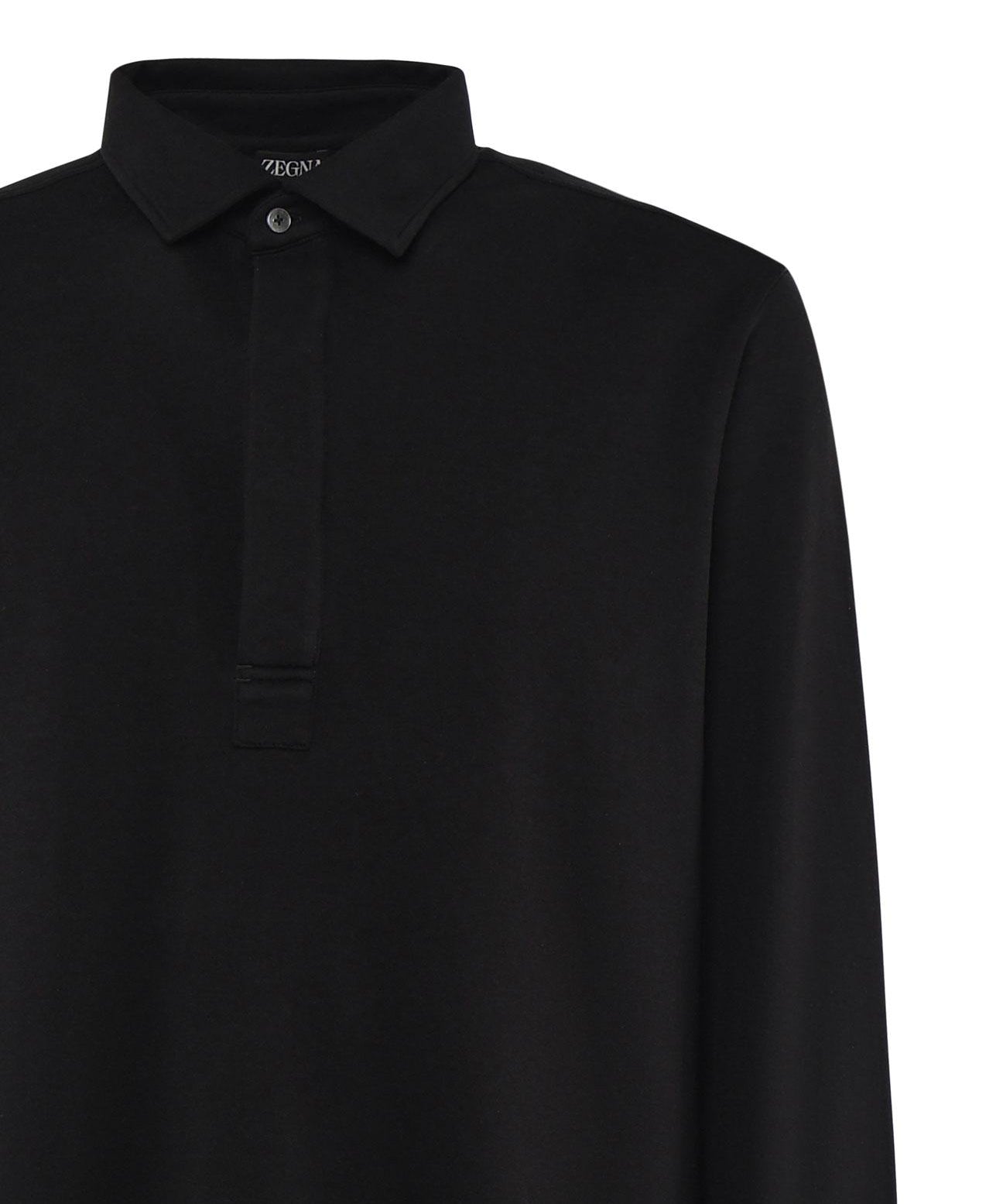 Maglia polo a maniche lunghe UE367A8 E728K09 ZEGNA 