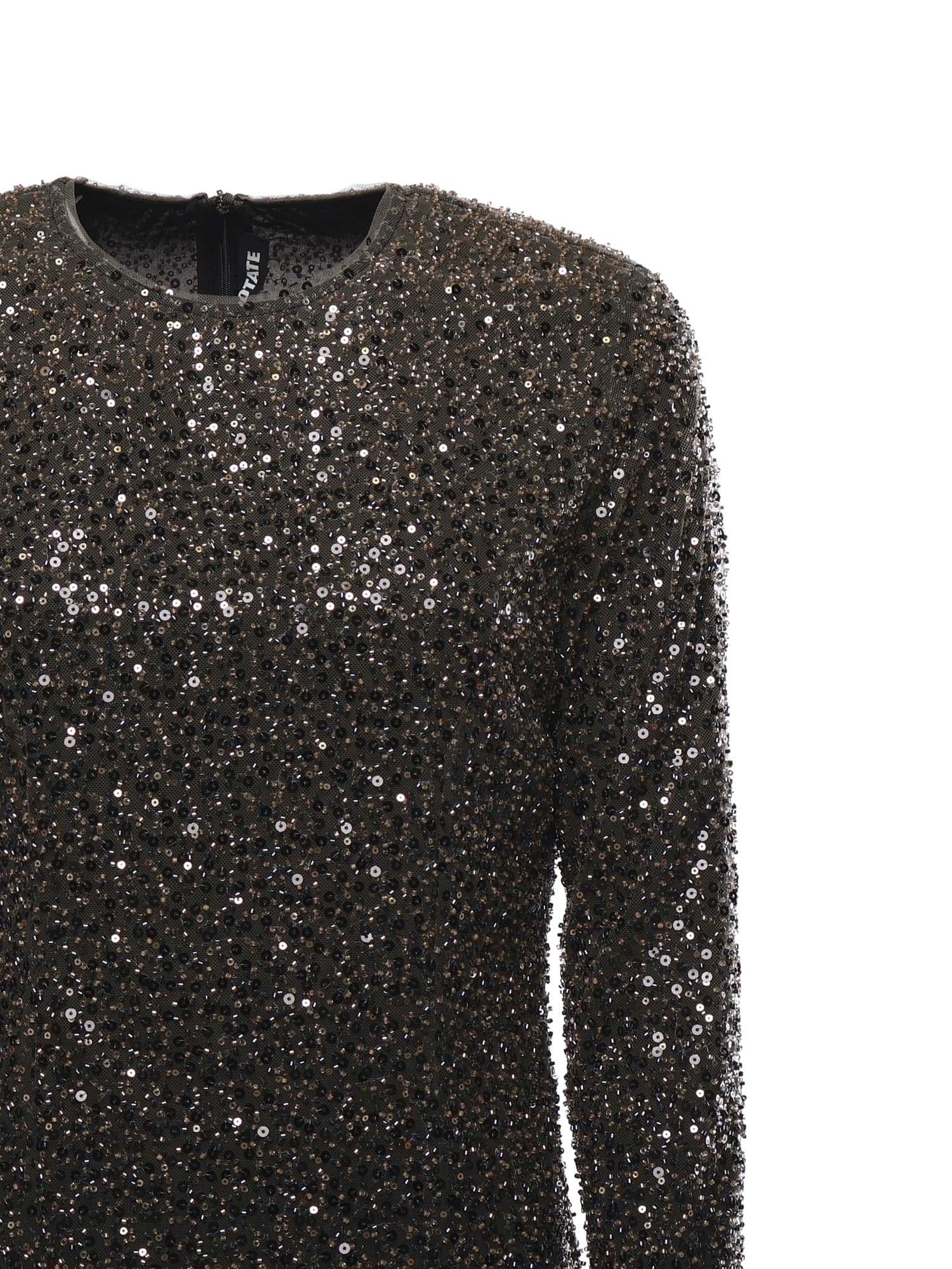 Mini abito con perline 114985 1348 ROTATE 