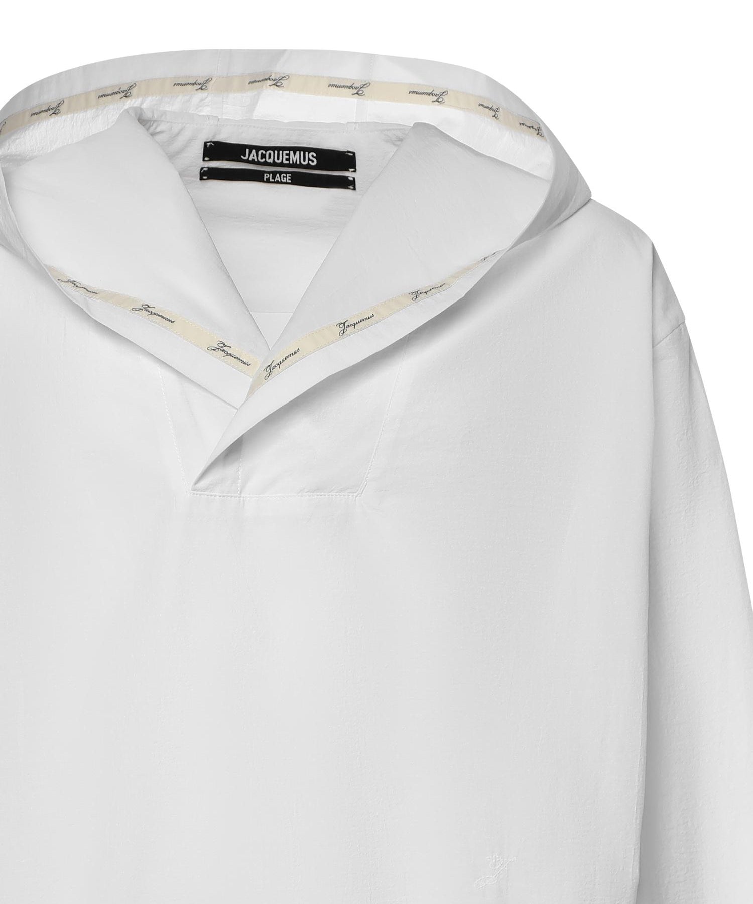 Top Marin con cappuccio in cotone TOM00554AW00777 100 JACQUEMUS 