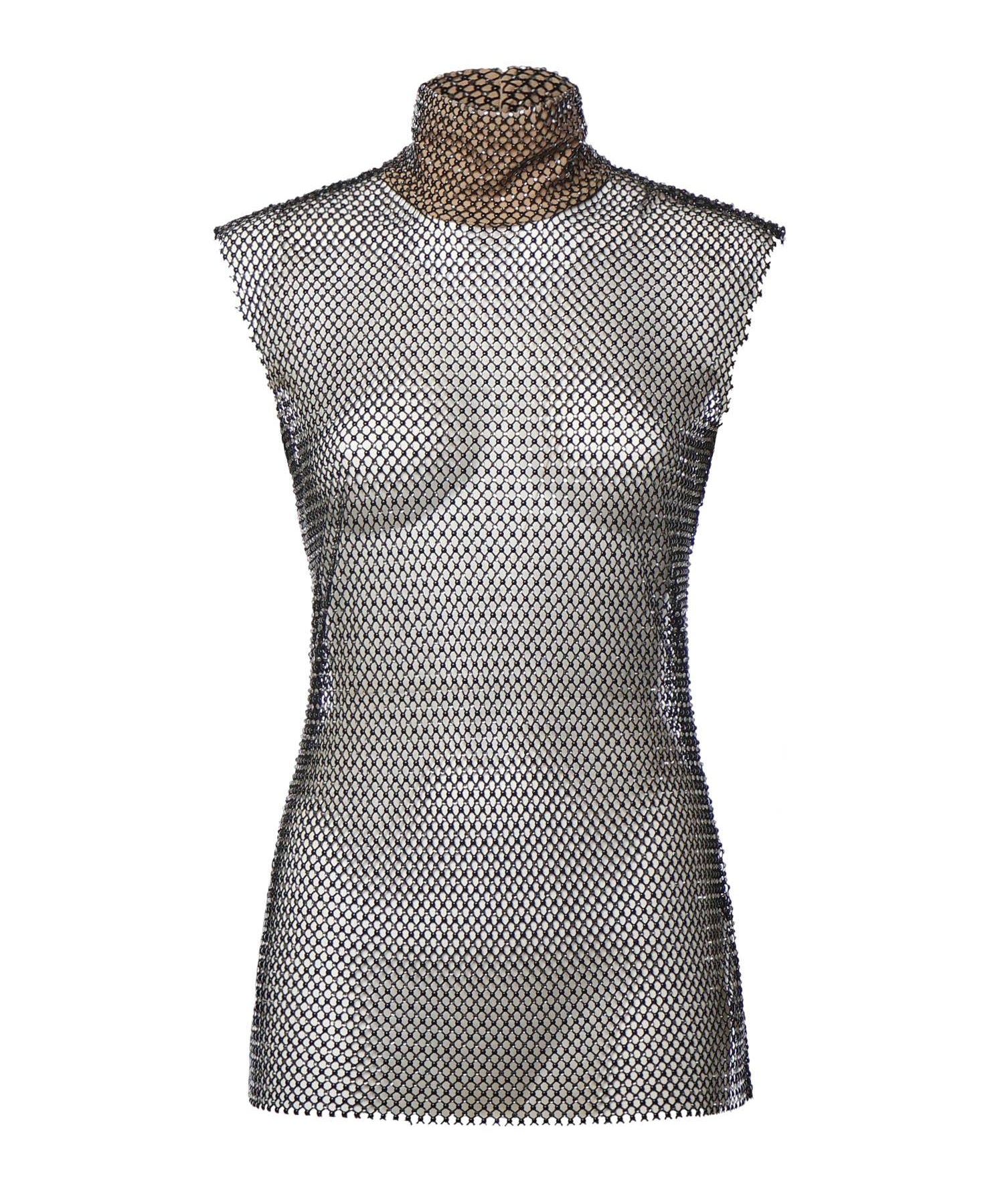 Top in rete strass 79AAM628 J0276899 GENNY 