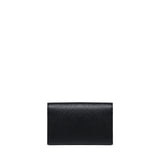 Portafoglio con catena Uptown in pelle goffrata grain de poudre 607788 1GF0J1000 SAINT LAURENT 