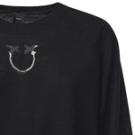 Maglia con logo in lana<BR/> 105417 A18MZ99 PINKO 