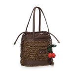 Borsa Alisya con logo 73BS9M303 ALISYAMORO V° 73 